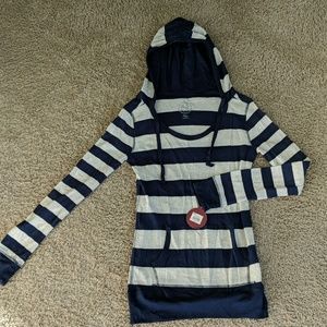 Long sleeve thermal hoodie top